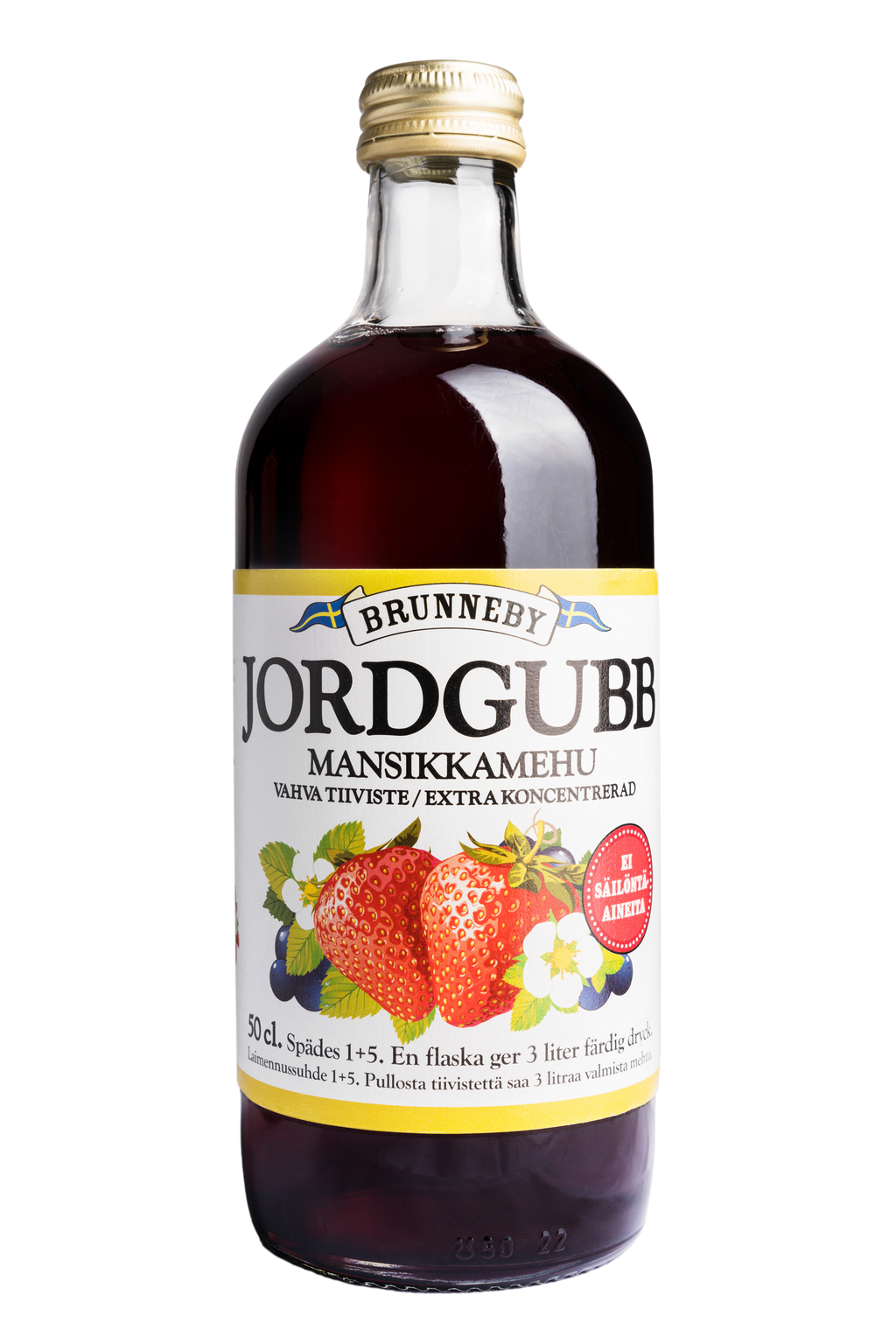 Brunneby Mansikkamehu 0,5 l, 12 plo