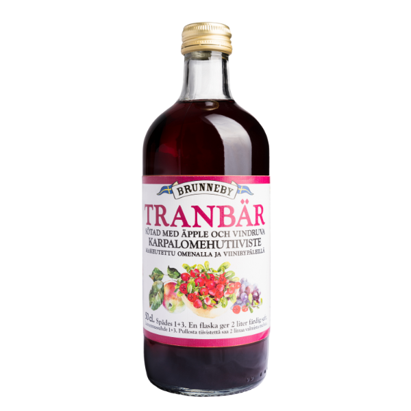 Brunneby karpalomehutiiviste 0,5l sokeroimaton