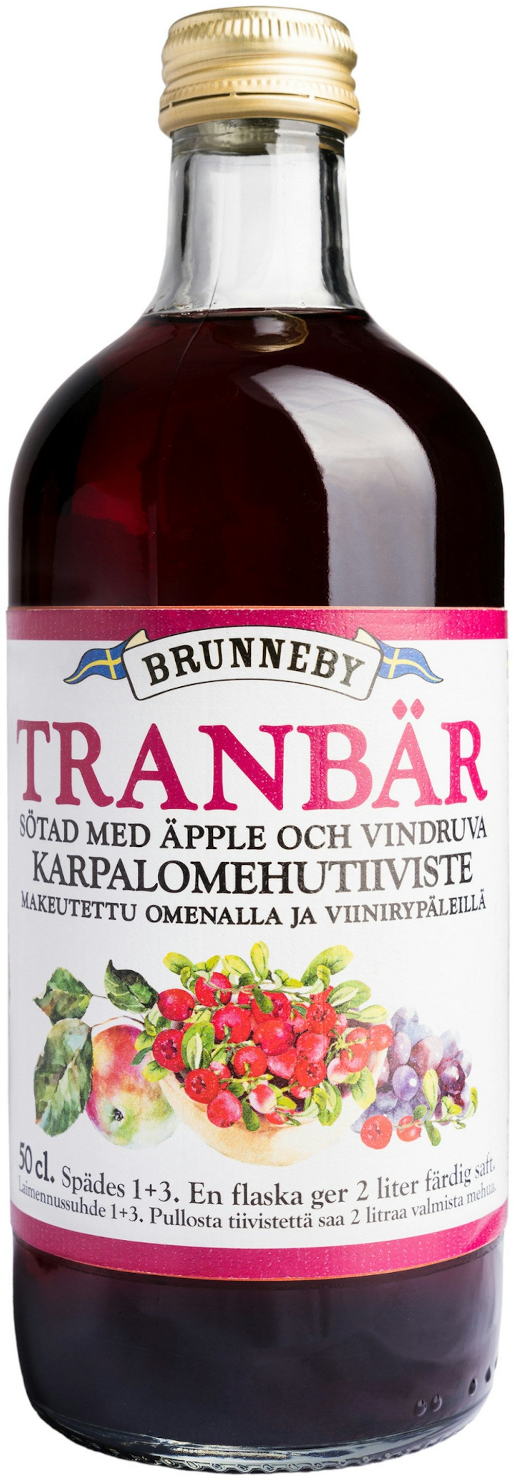 Brunneby karpalomehutiiviste 0,5l sokeroimaton